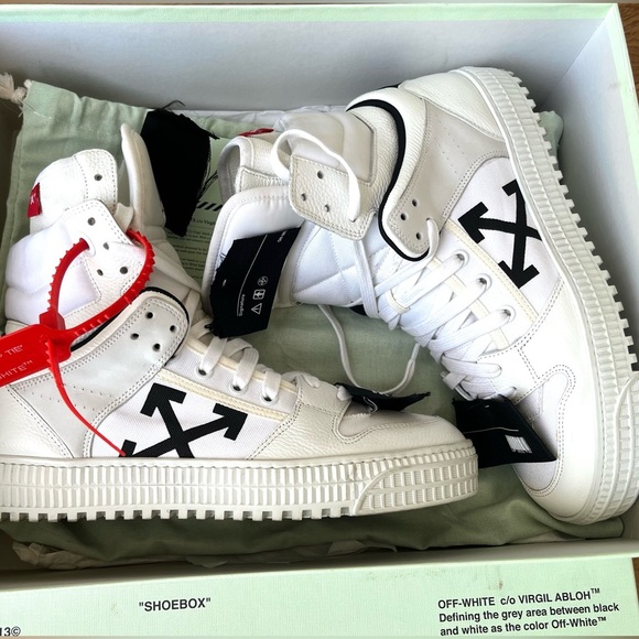 OFF-White Off-Court High White Sneakers - Picture 2 of 14